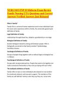 NURS 5433 FNP II Midterm Exam Review Family Nursing UTA Questions and Correct Answers Verified Answers Just Released