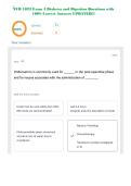 NUR 1023 Exam 4 Diabetes and Digestion Questions with 100&percnt; Correct Answers UPDATED&excl;&excl;&excl;&period;