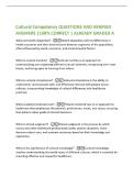 &lpar;Assessment&rpar; Jarvis Chapter 2 &lpar;Cultural QUESTIONS AND VERIFIED ANSWERS &vert;100&percnt; CORRECT &vert; ALREADY GRADED A