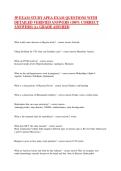 3P EXAM STUDY APEA EXAM QUESTIONS WITH DETAILED VERIFIED ANSWERS &lpar;100&percnt; CORRECT ANSWERS&rpar; A&plus; GRADE ASSURED