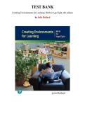 Creating Environments for Learning&colon; Birth to Age Eight&comma; 4th edition &mdash; Julie Bullard &mdash; Complete Test Bank
