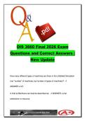 OIS 3660 Final Exam 2026 &lpar;200 Questions&rpar; &ndash; Operations Management&comma; Little&rsquo;s Law&comma; EOQ & Supply Chain