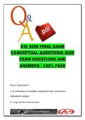 OIS 3660 Final Exam Conceptual Questions 2026 &lpar;220 Questions&rpar; &ndash; Operations Management&comma; OM Triangle&comma; Lean & Supply Chain