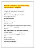 JMU Bio 140 Exam 1 Questions And 100&percnt; Correct Answers Top Rated 