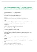 DH110 M4 Knowledge check Ch&period; 7 &lpar;All three attempts&rpar;  Exam questions and answers Graded A&plus;&vert; 2026 Updated 