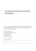 Med Surg ATI Capstone questions and answers