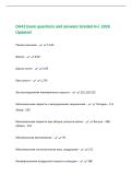 DA42 Exam questions and answers Graded A&plus;&vert; 2026  Updated 