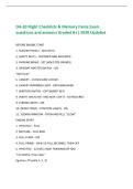 DA-20 Flight Checklists & Memory Items Exam  questions and answers Graded A&plus;&vert; 2026 Updated 