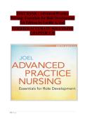 APN Role Development Test Bank by Lucille A&period; Joel &vert; 5th Edition Chapters 1&ndash;30 Q&A
