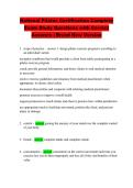 National Pilates Certification Complete  Exam Study Questions with Correct  Answers &vert; Brand New Version