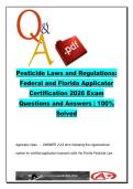 Florida Pesticide Laws & Applicator Certification Exam 2026 &lpar;300 Questions&rpar; &ndash; FIFRA&comma; FDACS&comma; Licensing & IPM &ndash; Florida Agricultural Certification