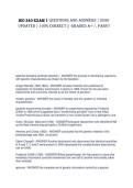 BIO 340 Exam 1 &comma;&comma;2 AND FINAL Questions and Answers &vert; 2026 Updated &vert; 100&percnt; Correct&vert;&vert; GRADED a&plus; PASS&excl;&excl;