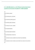 D&period;S&period; 100-300 Series &lpar;1&comma; 2&comma; & 3 Phase Construction&rpar; Exam  questions and answers Graded A&plus;&vert; 2026 Updated 