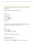 Datadog Onboarding Exam questions and answers  Graded A&plus; 