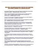 OSAT EARLY CHILDHOOD EDUCATION- PRACTICE TEST QUESTIONS AND CORRECT ANSWERS 100&percnt; VERIFIED 2026-2027&excl;&excl;
