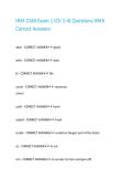 HIM 2360 Exam 1 &lpar;Ch 1-4&rpar; Questions With Correct Answers 