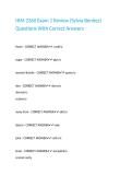 HIM 2360 Exam 1 Review &lpar;Sylvia Benitez&rpar; Questions With Correct Answers