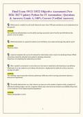 Final Exam&colon; WGU D522 Objective Assessment &lpar;New 2026&sol; 2027 Update&rpar; Python for IT Automation &vert; Questions & Answers&vert; Grade A&vert; 100&percnt; Correct &lpar;Verified Answers&rpar;