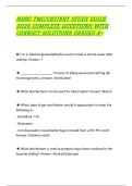 NBRC TMC&sol;CRT&sol;RRT FINAL PAPER 2026 SOLVED QUESTIONS GRADED A&plus;