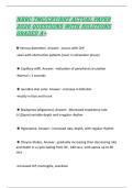 NBRC TMC&sol;CRT&sol;RRT CERTIFICATION TEST 2026 FULL QUESTIONS AND ANSWERS GRADED A&plus;