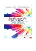     TEST BANK FOR FUNDAMENTALS OF NURSING&colon; ACTIVE LEARNING FORCOLLABORATIVE PRACTICE 2ND EDITION&comma; BY BARBARA L YOOST