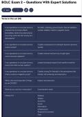 BOLC Exam 2 &ndash; Questions With Expert Solutions