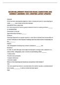 NCCER MILLWRIGHT PRACTICE EXAM 2 QUESTIONS AND CORRECT ANSWERS 100&percnt; VERIFIED LATEST UPDATE&excl;&excl;