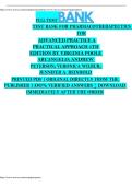 Pharmacotherapeutics for Advanced Practice A Practical Approach Fifth North American Edition Study Notes with Clinical Concepts and Exam Guide