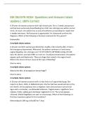 EM OB&sol;GYN ROSH  Questions and Answers latest  Update &vert; 100&percnt; Correct  