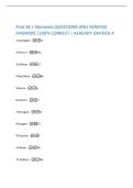 First 36 &plus; Elements QUESTIONS AND VERIFIED  ANSWERS &vert;100&percnt; CORRECT &vert; ALREADY GRADED A 