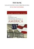 Test Bank for Courts and Criminal Justice in America&comma; Updated Edition 4th Edition by Larry Siegel&comma; Chapter 1-16 &vert; All Chapters