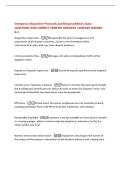 Emergency Dispatcher Protocols and Responsibilities Exam  QUESTIONS AND CORRECT VERIFIED ANSWERS &vert;ALREADY GRADED  A&plus;&vert; 