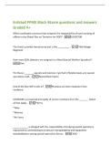 Enlisted PPME Block 4Exam questions and answers  Graded A&plus; 