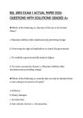 BUL 5810 EXAM 1 ACTUAL PAPER 2026 QUESTIONS WITH SOLUTIONS GRADED A&plus;