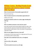 90 Hour Course - Roofing Practice Exam Questions and Answers Latest Versions 2026 Top Rated