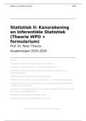 Statistiek 2&colon; Kansrekening en inferenti&euml;le statistiek 