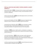 EMT Exam QUESTIONS AND CORRECT VERIFIED ANSWERS &vert;ALREADY  GRADED A&plus;&vert; 