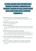 A LEVEL ECONOMICS A&colon; PAST PAPER 1&colon; MARKETS AND BUSINESS BEHAVIOUR&period; ALL ASSESSMENT & MARK SCHEME ACTUAL EXAM PAPER 2026 QUESTIONS WITH ANSWERS GRADED A&plus;