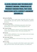 A LEVEL ECONOMICS A&colon; PAST PAPER 2&colon; THE NATIONAL AND GLOBAL ECONOMY&period; ALL ASSESSMENT & MARK SCHEME FINAL TEST 2026 QUESTIONS WITH CORRECT ANSWERS GRADED A&plus;