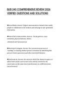 BUSI 240 COMPREHENSIVE REVIEW 2026 VERIFIED QUESTIONS AND SOLUTIONS