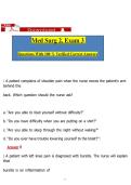 Med Surg 2&comma; Exam 3  Questions With 100 &percnt; Verified Correct Answers