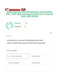 Relias Progressive Care RN Assessment A Exam &lpar;Latest 2026 &sol; 2027&rpar;&colon; Most Comprehensive Qs & Ans - to Pass the Exam&comma; 100&percnt; Verified