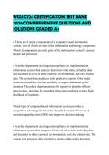 WGU C724 CERTIFICATION TEST BANK 2026 COMPREHENSIVE QUESTIONS AND SOLUTIONS GRADED A&plus;