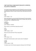 CMIT 265 FINAL EXAM QUESTIONS WITH VERIFIED  ACCURATE ANSWERS 