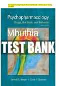 Test Bank &mdash; Psychopharmacology&colon; Drugs&comma; the Brain and Behavior &vert; Meyer &vert; 3rd Edition &vert; Complete All Chapters &vert; Verified Questions & Answers