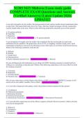 NURS 5433 Midterm Exam study guide COMPLETE EXAM Questions and Answers 