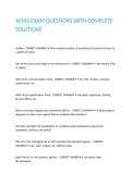 AEMA EXAM QUESTIONS WITH COMPLETE SOLUTIONS