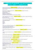FREC 4 EXAM ACTUAL 2026&sol;2027 QUESTIONS AND 100&percnt; CORRECT ANSWERS