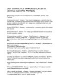 CMIT 265 PRACTICE EXAM QUESTIONS WITH  VERIFIED ACCURATE ANSWERS