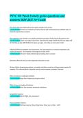 PSYC 101 Week 8 Study Guide Questions and Answers 2026&sol;2027 A&plus; Grade &ndash; Practice Questions with Answers